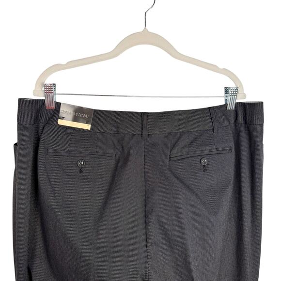 New Lane Bryant Pinstripe Wide Leg Pleated Trousers Formal Business Pants 18 - Picture 12 of 13